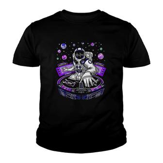 Astronaut Psychedelic Music Dj Psytrance Techno Edm Festival Youth T-shirt | Mazezy