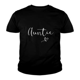 Auntie Gift Christmas Gifts Aunty Nephew Youth T-shirt | Mazezy