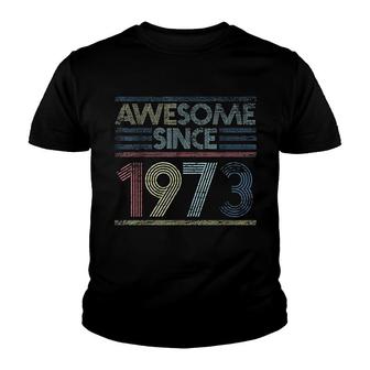 Awesome Since 1973 Youth T-shirt | Mazezy