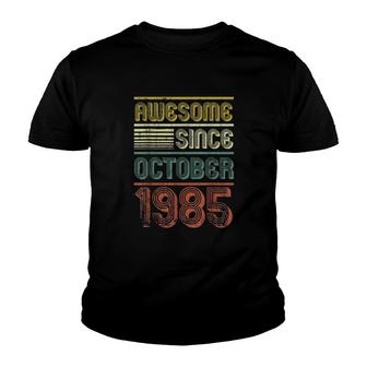 Awesome Since October 1985 Youth T-shirt | Mazezy
