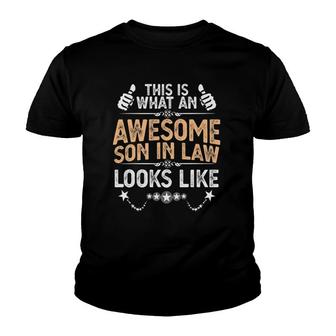 Awesome Son In Law Birthday Gift Ideas Awesome Mother In Law Youth T-shirt | Mazezy