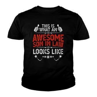 Awesome Son In Law Birthday Gift Ideas Awesome Mother In Law Youth T-shirt | Mazezy