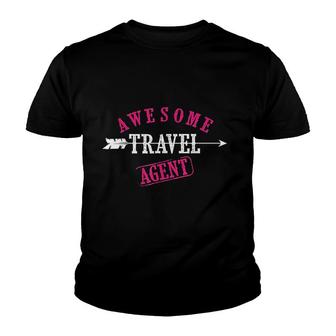 Awesome Travel Agent V2 Youth T-shirt - Thegiftio UK
