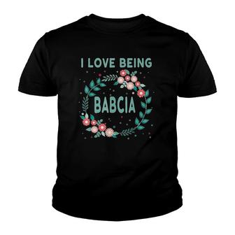 Babcia Polish Grandmothergift Grandma Babunia Youth T-shirt | Mazezy