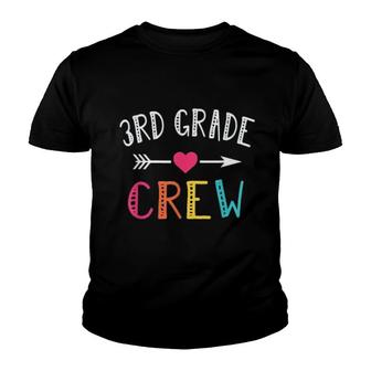 Back To School 3rd Grade Crew Youth T-shirt | Mazezy
