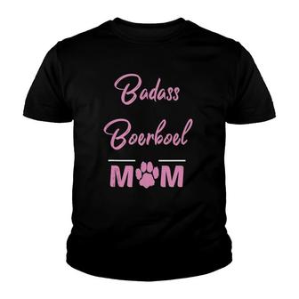 Badass Boerboel Mom Funny Dog Lover Youth T-shirt | Mazezy