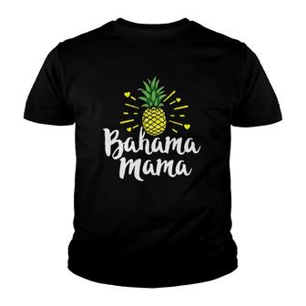 Bahama Mama Pineapple Aloha Beach Hawaii Vacation Youth T-shirt | Mazezy