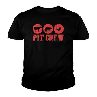 Barbecue Grilling Pit Crew Bbq Smoker Youth T-shirt | Mazezy