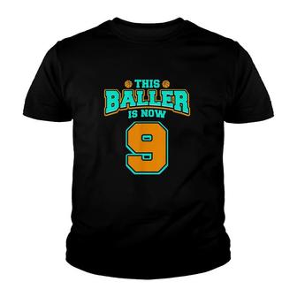 Basketball 9 Years Youth T-shirt | Mazezy