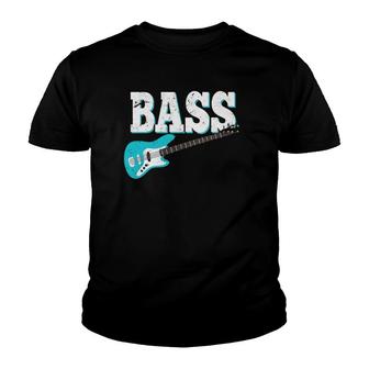 Bass Musician Bass Guitar Electric Guitar Rock Music Bass Guitar Youth T-shirt | Mazezy