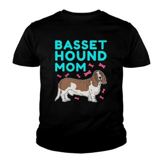 Basset Hound Mom Dog Owner Basset Hound Youth T-shirt | Mazezy