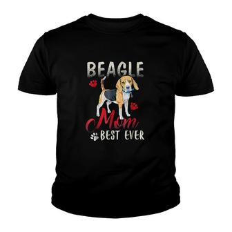 Beagle Funny Beagle Mom Best Ever Youth T-shirt | Mazezy
