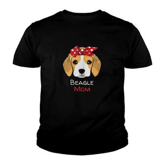 Beagle Mom Proud Owner Youth T-shirt | Mazezy