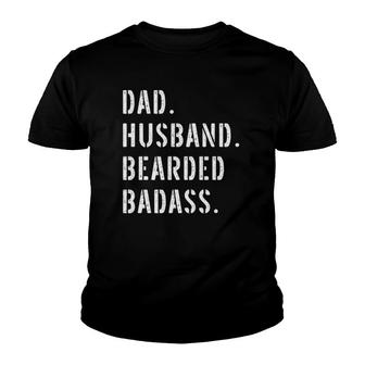 Beard Bearded Dad Gifts From Daughter Son Wife Youth T-shirt | Mazezy