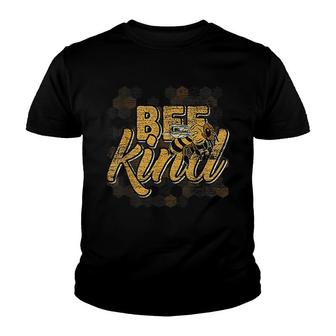 Bee Kind Bee Youth T-shirt | Mazezy
