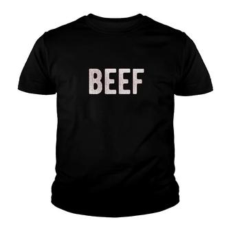 Beef Beef Funny Youth T-shirt | Mazezy
