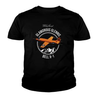 Bell X-1 Supersonic Aircraft Sound Barrier Anniversary Youth T-shirt | Mazezy
