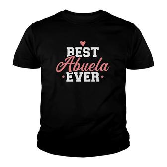 Best Abuela Ever Grandma Family Youth T-shirt | Mazezy