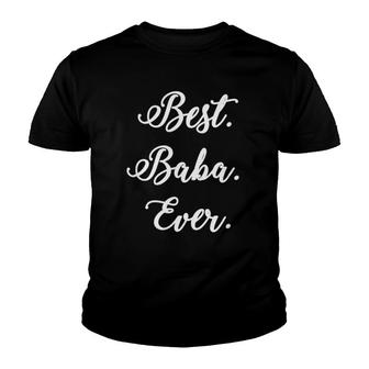Best Baba Ever Mother's Day Gift For Serbian Grandma Youth T-shirt | Mazezy