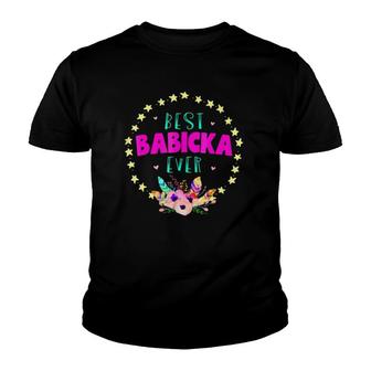 Best Babicka Ever For Slovakian Grandmothers Youth T-shirt | Mazezy