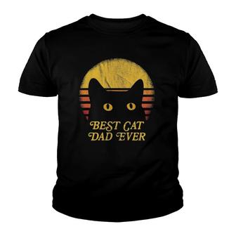 Best Cat Daddy Vintage Eighties Style Cat Retro Distressed Youth T-shirt | Mazezy