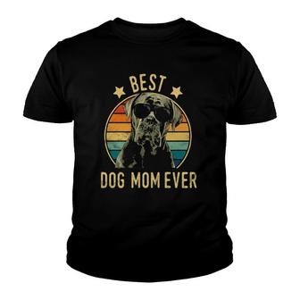 Best Dog Mom Ever Cane Corso Mother's Day Gift Youth T-shirt