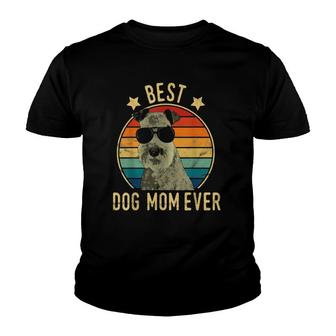 Best Dog Mom Ever Lakeland Terrier Mother's Day Gift Youth T-shirt | Mazezy
