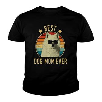 Best Dog Mom Ever Samoyed Mother's Day Youth T-shirt | Mazezy