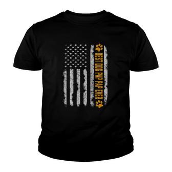 Best Dog Pap Pap Ever American Flagfathers Day Gifts Youth T-shirt - Thegiftio UK