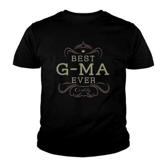 Best G-Ma Ever Grandma Mother Gifts For Women Youth T-shirt | Mazezy