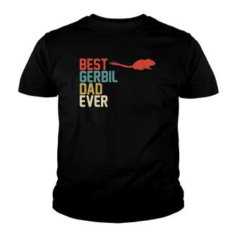 Best Gerbil Dad Ever Vintage Retro Youth T-shirt | Mazezy