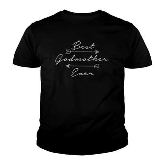 Best Godmother Ever Tribal Arrows Mother's Day Gift Youth T-shirt | Mazezy