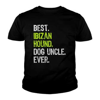 Best Ibizan Hound Dog Uncle Ever Raglan Baseball Tee Youth T-shirt | Mazezy