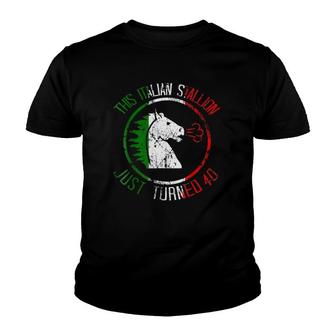 Best Italian Birthday - 40Th Birthday Gifts For Men Youth T-shirt | Mazezy