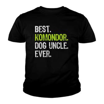 Best Komondor Dog Uncle Ever Raglan Baseball Tee Youth T-shirt | Mazezy