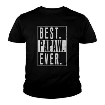 Best Papaw Ever American Flag Vintage For Men Father's Day Youth T-shirt | Mazezy