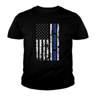 Best Peepaw Ever Us Vintage Flag Patriotic Grandfather Men Youth T-shirt | Mazezy DE