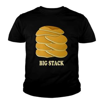 Big Stack Of Pancakes Father's Day Birthday Gifts Youth T-shirt | Mazezy