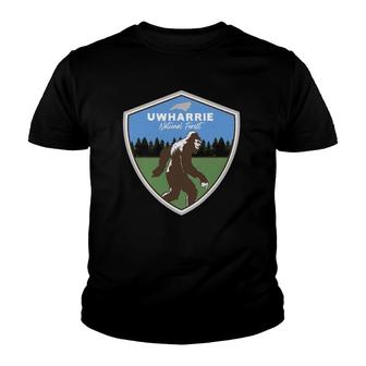 Bigfoot Sighting At Uwharrie National Forest North Carolina Youth T-shirt | Mazezy