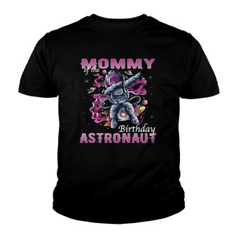 Birthday Mom Astronaut Space Cosmos Planets Youth T-shirt | Mazezy
