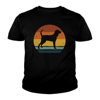 Black And Tan Coonhound Vintage Retro Dog Mom Dad Gift Youth T-shirt | Mazezy