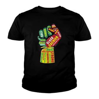 Black Cachier Black History Month Youth T-shirt - Thegiftio UK