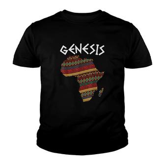 Black History Month Genesis Proud Africa African American Youth T-shirt | Mazezy UK