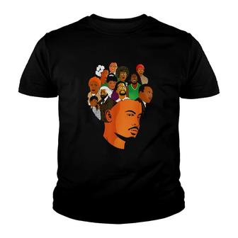 Black History Month Powerful Roots Youth T-shirt | Mazezy