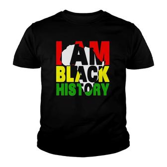 Black History Month Proud African Map Afro Women Men Youth T-shirt | Mazezy UK