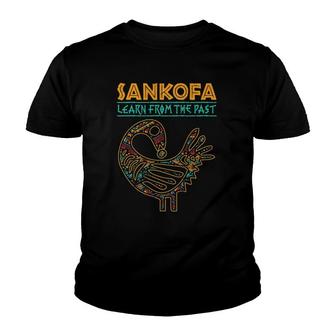 Black History Sankofa African Bird Premium Youth T-shirt | Mazezy CA
