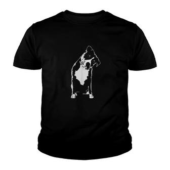 Black Pitbull Looking Youth T-shirt - Thegiftio UK