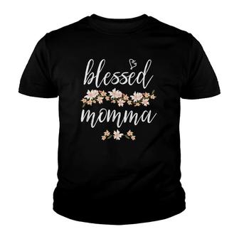 Blessed Momma Cute Mothers Day Gifts Youth T-shirt | Mazezy