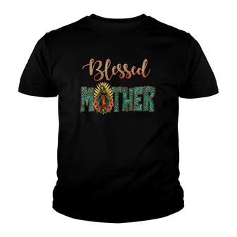 Blessed Mother,Madre,Virgen De Guadalupe,Virgin Mary,Mexican Youth T-shirt | Mazezy