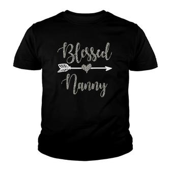Blessed Nanny Mothers Day Grandma Gift Leopard Women Youth T-shirt | Mazezy DE